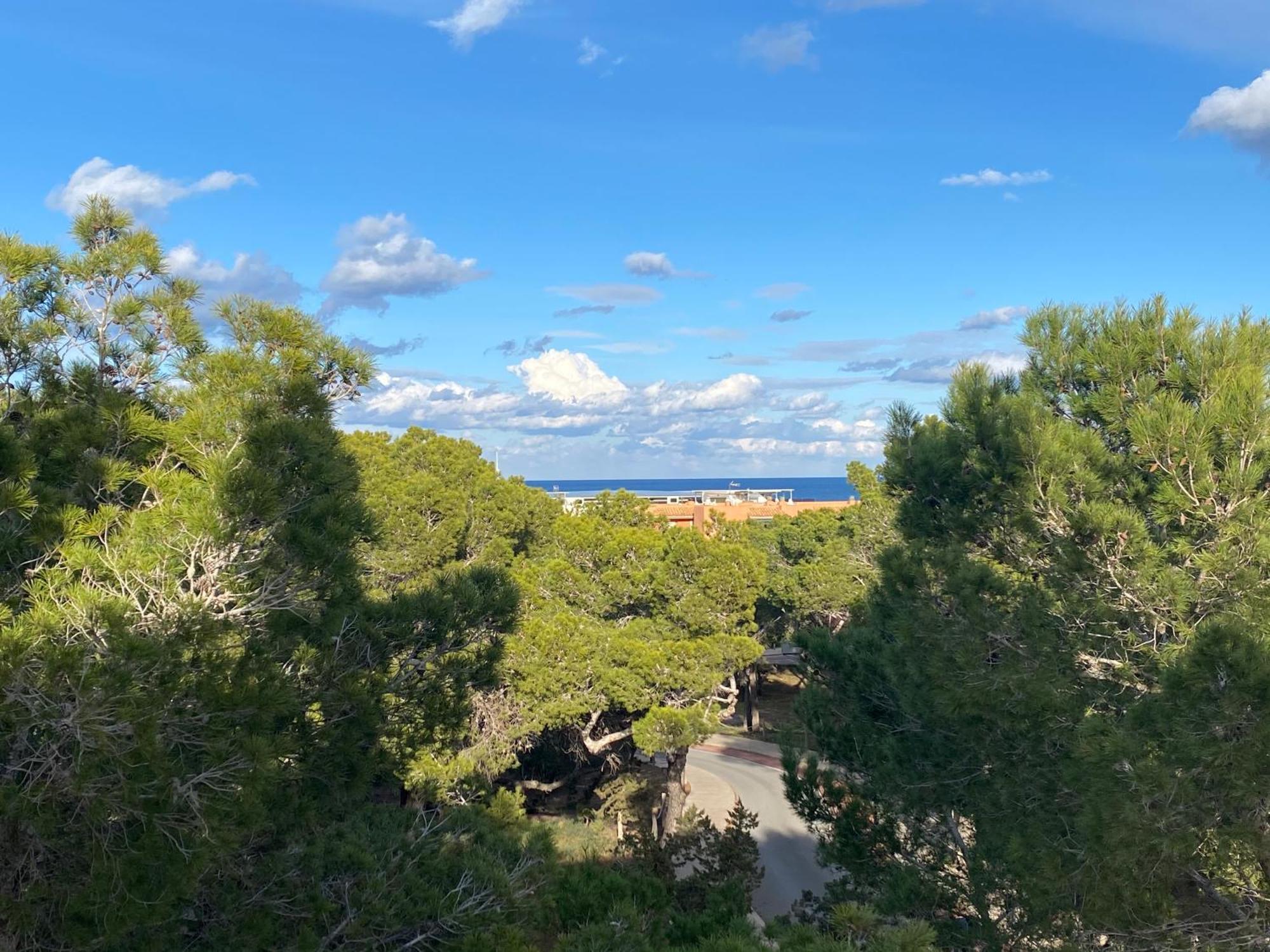 Appartement Nobe Es Pujols Proche Plage, Vue Mer Bagian luar foto